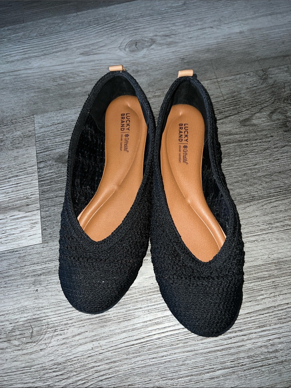 Lucky Brand Black Crochet Slip-On Ballet Flats
SEND OFFERS WILL ACCEPT
